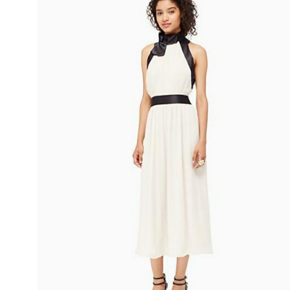 NWT Kate Spade Chiffon Bow Dress